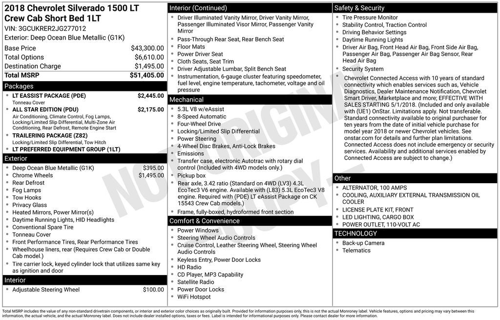 chevrolet silverado 1500 2018 3GCUKRER2JG277012 image chevrolet silverado 1500 2018 3GCUKRER2JG277012 image